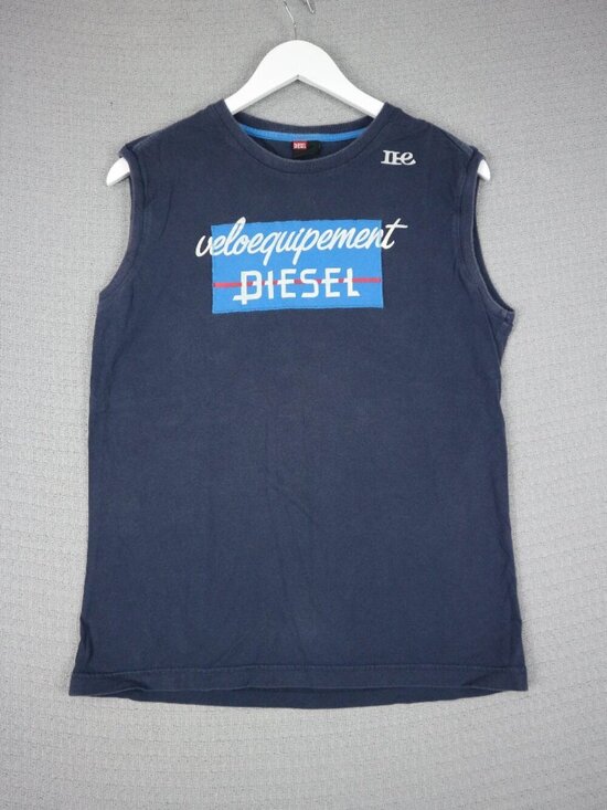 Diesel Other - Diesel Veloequipment Sleeveless Muscle Tee Mens Navy XL